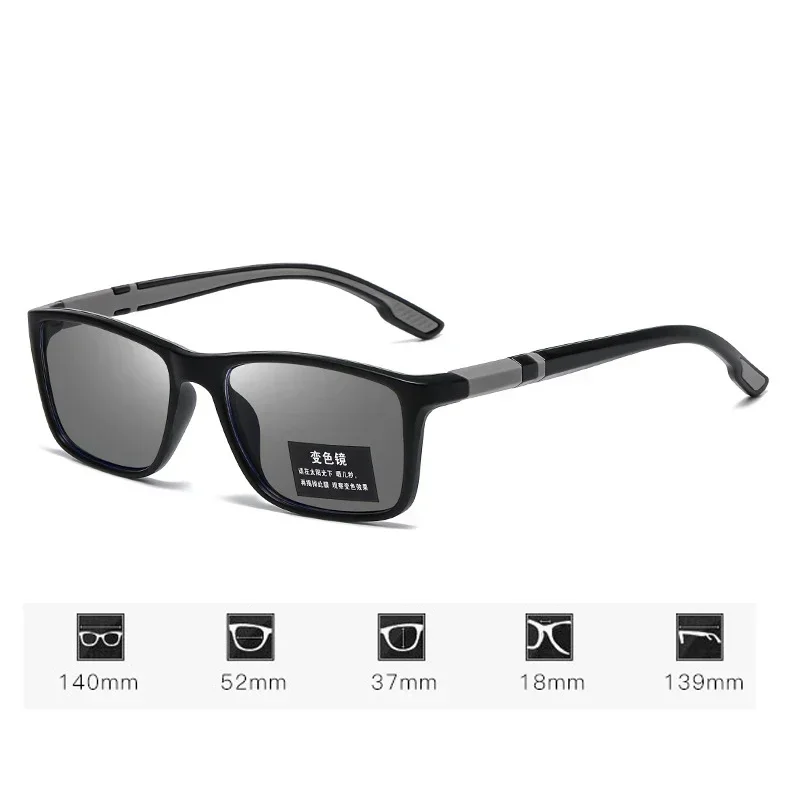 Smart Outdoor Color Changing Far Sight Glasses Unisex Women Men Anti Blue Light Photochromic Sunglasses Eyewear Diopter 0 To+4.0 6