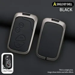 Premium Car Key Case Cover | Sleek Shell Interior Accessory (A black)