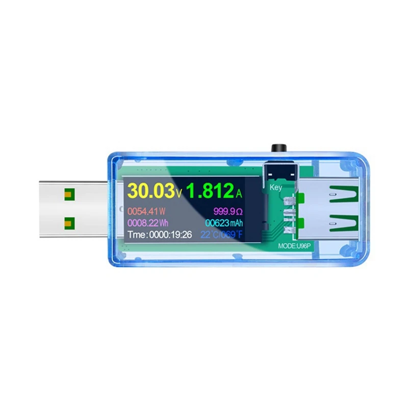 

U96P 13 In 1 USB Tester DC Digital Voltmeter Voltage Current Volt Ammeter Detector Charger Indicator Meter