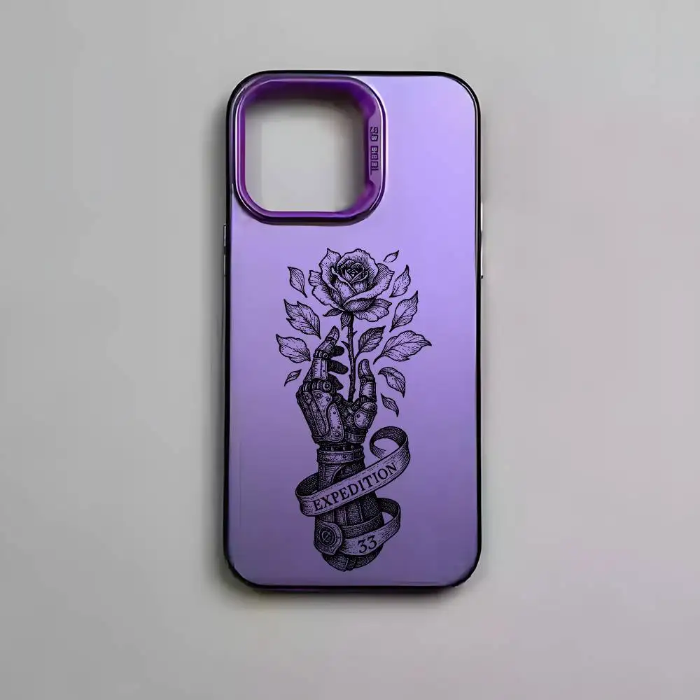 Game E-Expedition Multicolor Matte Laser Metallic Aurora Phone Case