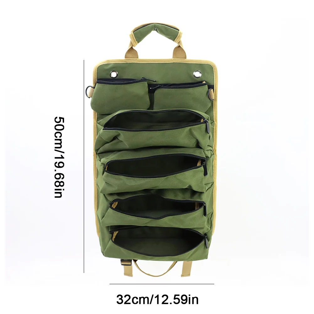 Buy Wholesale China Tool Roll Bag Up Organizer-canvas Storage