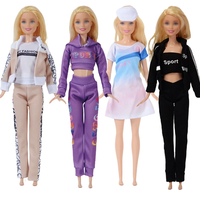 Kit 5 Peças Macacão para Bebê da Barbie Roupinhas Boneca