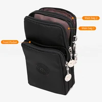 New Women Mobile Phone Bag Nylon Cell Phone Bag Coin Purse Strap Shoulder Bag Small Crossbody Bags for Women Wallet Travel Purse - Image 4