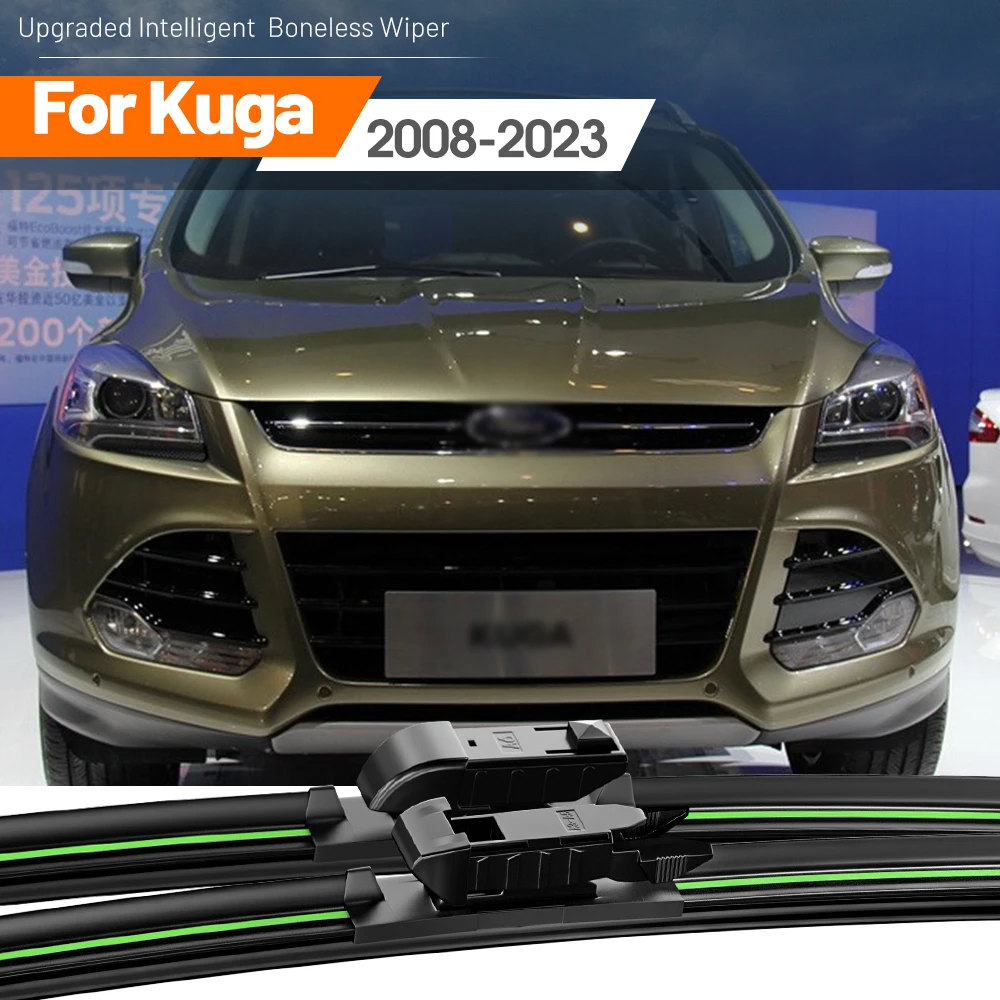 

2x For Ford Kuga MK1 MK2 MK3 2008-2023 Front Windshield Wiper Blades 2013 2014 2017 2018 2019 2022 Windscreen Window Accessories