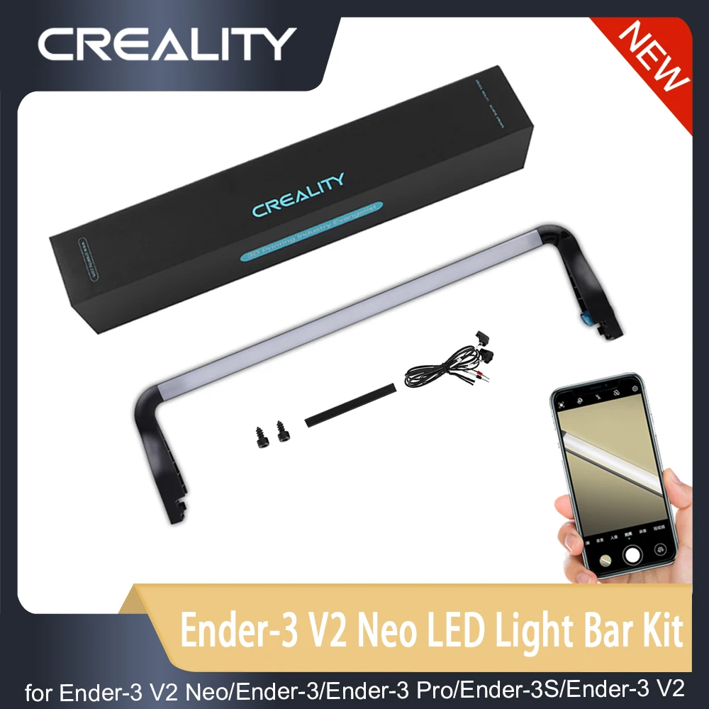 Crialidade-neo Led Light Bar Kit Peça de Impressora 3d Ender3 v2 v2 Pro Ender-3s Ender-3 v2 24v 5w