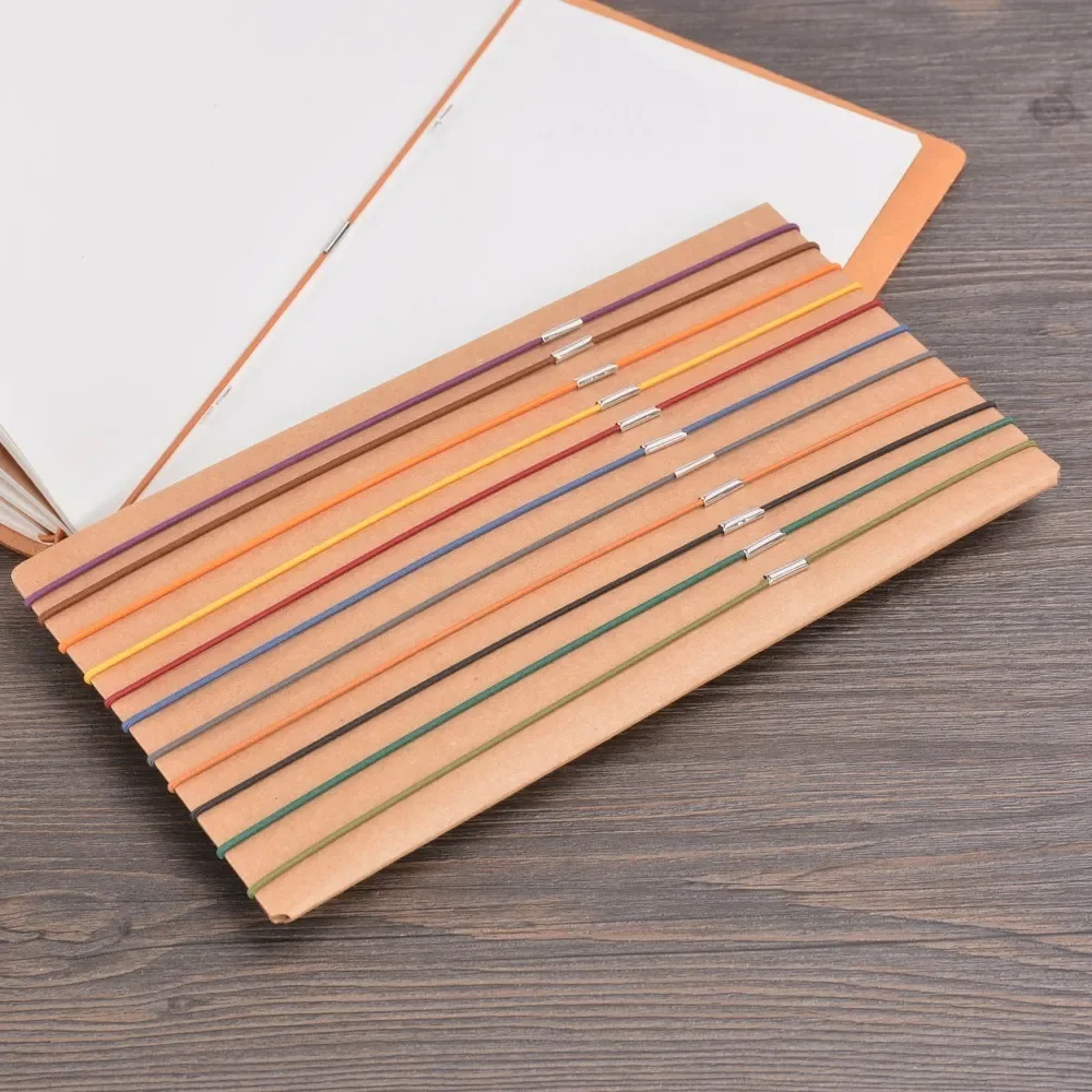 10 Pieces Spare Rubber Band Leather Notebook Accessory for Travelers Notebook Repair Elastic String Bungee Cord travelers notebook accessories