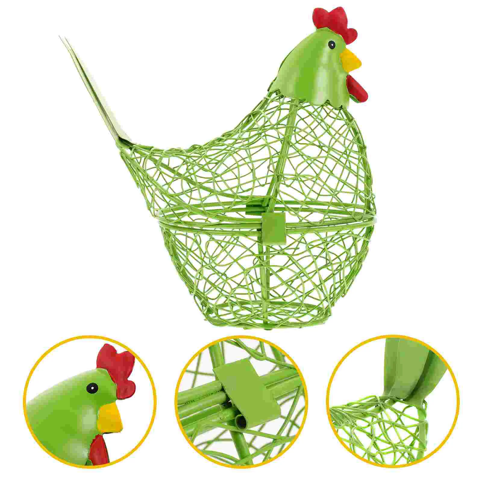 

Egg Storage Basket Iron Chicken Egg Basket Egg Holder Kitchen Egg Organzier Home Storage Holder Kitchen Egg Basket Decoration