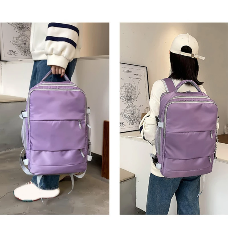 Women's Backpack Fashion Large Capacity Lightweight Backpacks Girls Students Portable Korean Version Bags