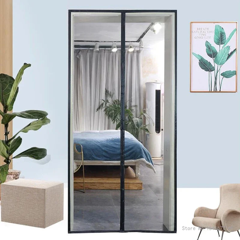 Summer Magnetic Screen Door Curtain Anti Mosquito Net Insect Fly Bug Curtains Automatic Closing Mesh Anti Mosquito Door Curtain