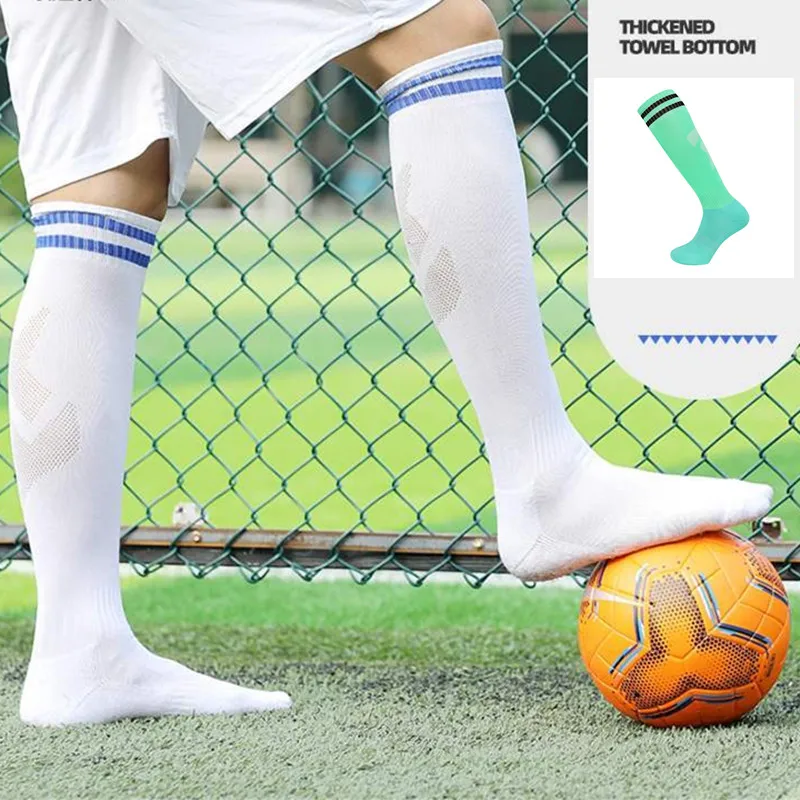 

Professional Football Socks Man Kids Towel Bottom Breathable Non-Slip Match Training Sport Skateboard Outdoor Running Stockings