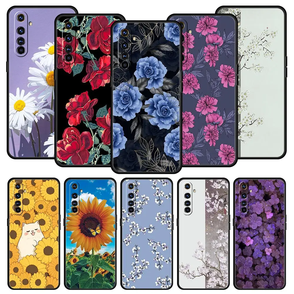 Floral Design Soft Phone Case