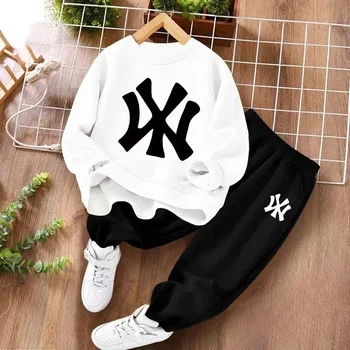 Kids Letter Tracksuit Set 1