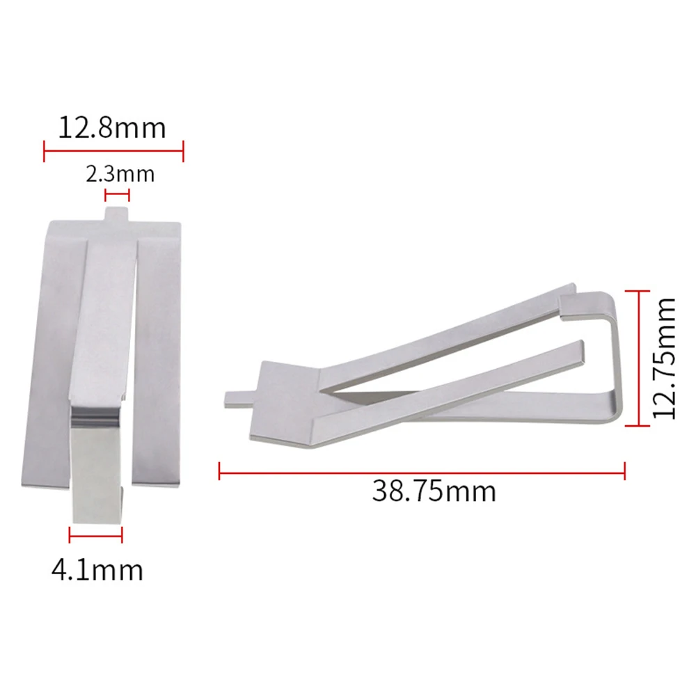 Creality 스테인리스 스틸 유리 가열 침대 클립 클램프 홀더, 3D 프린터 부품, Ender 3 V2 Ender3 Pro CR-10S 가열 침대 클립, 4PCs