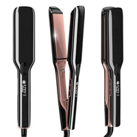Professional Hair Straightener Keratin Treatment Wide Plate 500°F Hair Flat Irons For Frizzy Hair Recovers Damage 110-240V 1