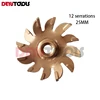 12 teeth Portable electric concrete brick wall chaser machine wall groove saw cutting machine notching machine 25mm 35mm blade 2