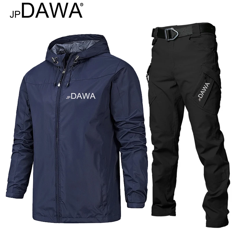 Fishing Clothes Jp Dawa Fishing Jacket Tactical Pants Spring/Summer Waterproof Sunscreen Outdoor Sports Cycling Hunting Set