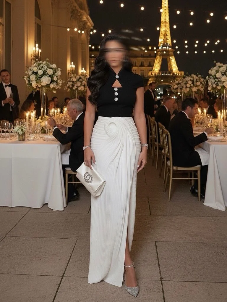 فساتين سهرة منفوشة من عربية دبي بطبقات بطول الأرض...