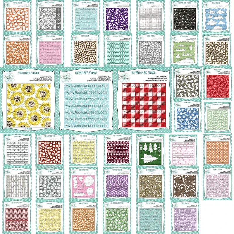 Scrapbook Decoration Checkered Tree Envelope Handicraft Stencil Embossing Template Diy Greeting Card Handmade
