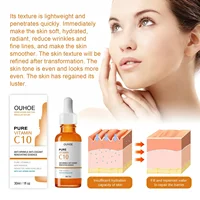 Vitamin C Wrinkle Remover Face Serum Lifting Firming Fade Fine Lines Anti-aging Essence Whitening Brighten Nourish Skin Care 5
