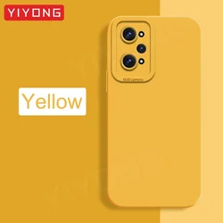 Premium Liquid Silicone Soft TPU Phone Case - YIYONG Original for Realme GT Neo 2 (Yellow)