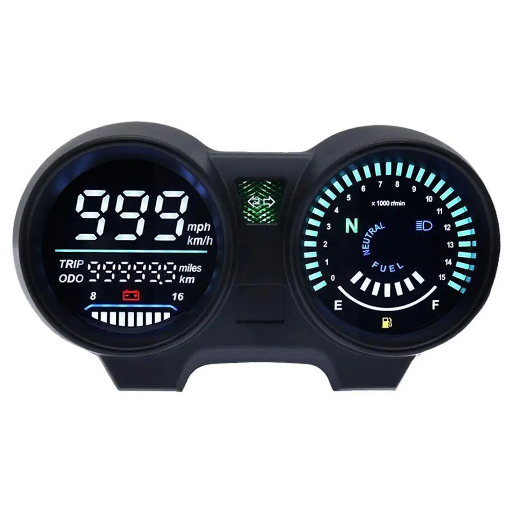 

For Brazil New Speedometer Digital Dashboard LED Electronics Motorcycle RPM Meter For Honda CG150 For Fan150 2010 2012 F7Z1