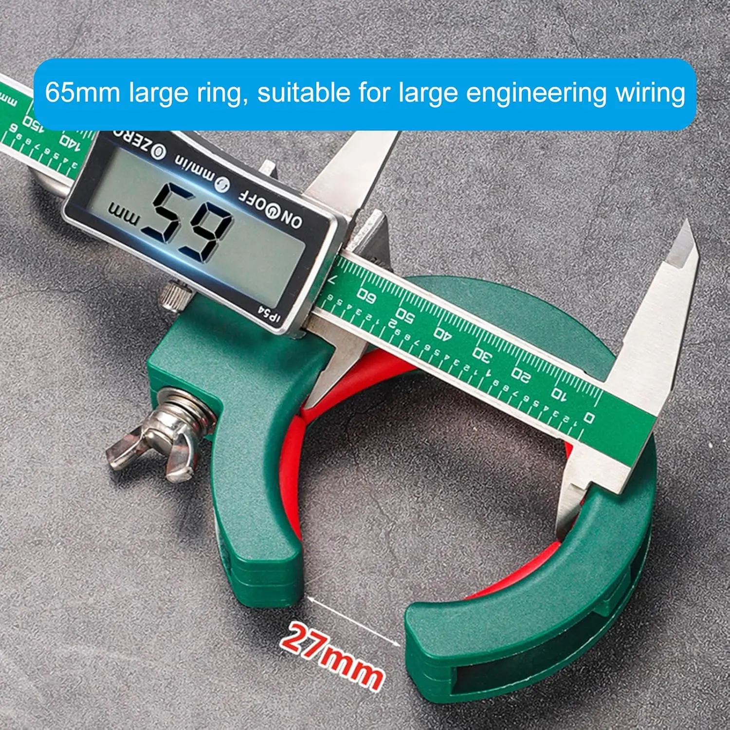 Description Picture 5 of itemCable Laying Roller Helper Adjustable Clamp Pulley Cable Wire Threading Tool Cable Tray Roller Cable Threading Wire Pulling