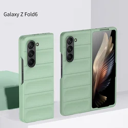 Matte Finish Shockproof Non-Slip Phone Case - Skin Feel, 2-Piece Set, Anti-Scratch Protection for Samsung Z Fold 5 (Mint Green)