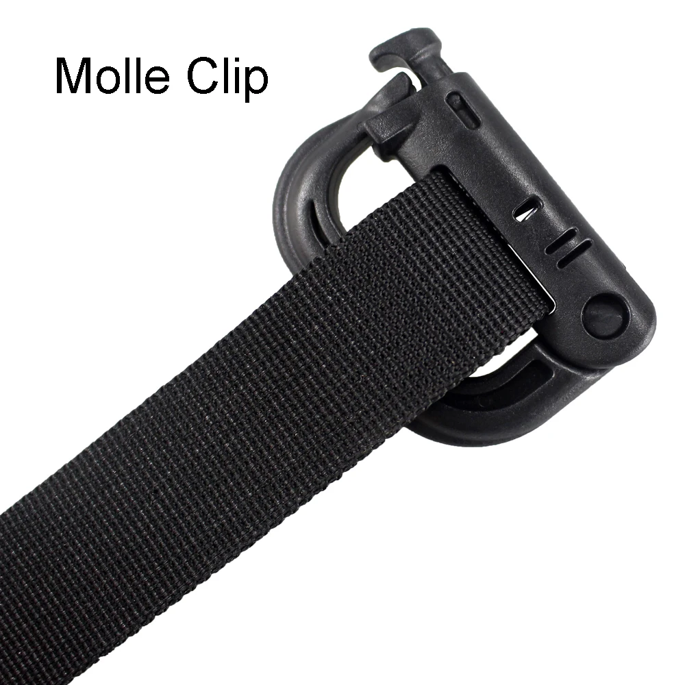 2-Pack 1inch Heavy Duty Utility Nylon Strap with Buckle Molle