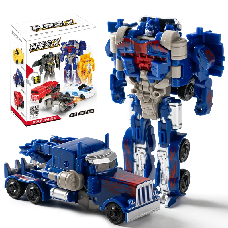 thumbnail image 1 of Robot transformable 2 en 1, modelo de coche, robot transformable, juguetes, dinosaurio, película de anime, figuras de acción, juguetes para niños, coche, regalos para niños, 1 of 5