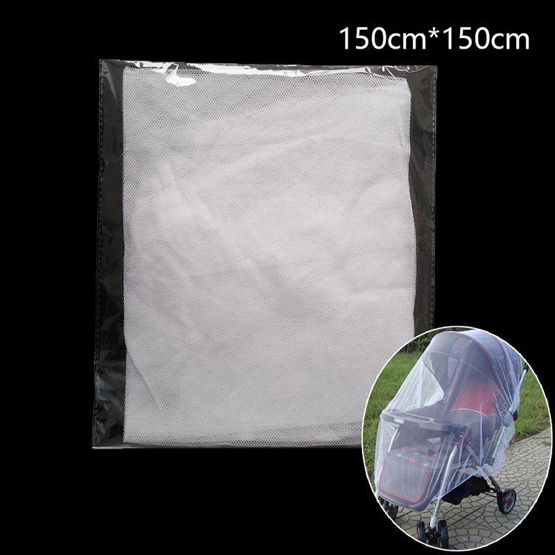 1PC Baby Stroller Mosquito Pushchair Cart Insect Net Mesh Safe Protection Mesh Cover Baby Stroller Parts