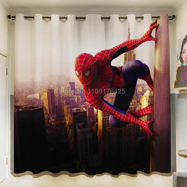 Disney Spiderman Hero Expedition tenda oscurante tenda ombreggiante  personalizzata per la decorazione della casa del salotto