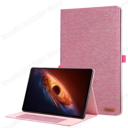 Premium Soft Cowboy Flip Stand Cover for Honor Magicpad 4 - 12.3 inch (Rose red)