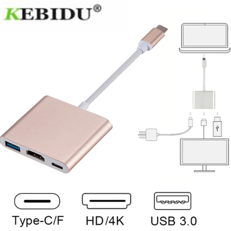 USB Type-C To HDMI Adapter TV AV Audio Video Cable For Huawei Nova Plus USB Type-C To HDMI Adapter TV AV Audio Video Cable For Huawei Nova Plus