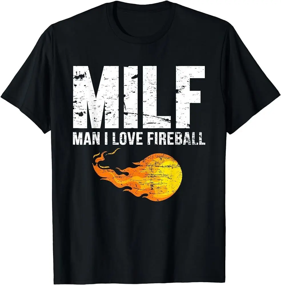 T-Shirt Fireball Uomo I Love A Maniche Lunghe O Corte