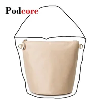 Organizer Bag for Bucket Handbag Bucket Bag Inserts (Apricot, Black, Coffee) 1