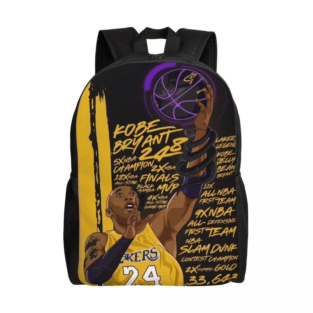 

Спортивные рюкзаки для баскетбола, физической культуры для женщин и мужчин, студенческий портфель для студентов колледжа, подходит для 15-дюймовых ноутбуков