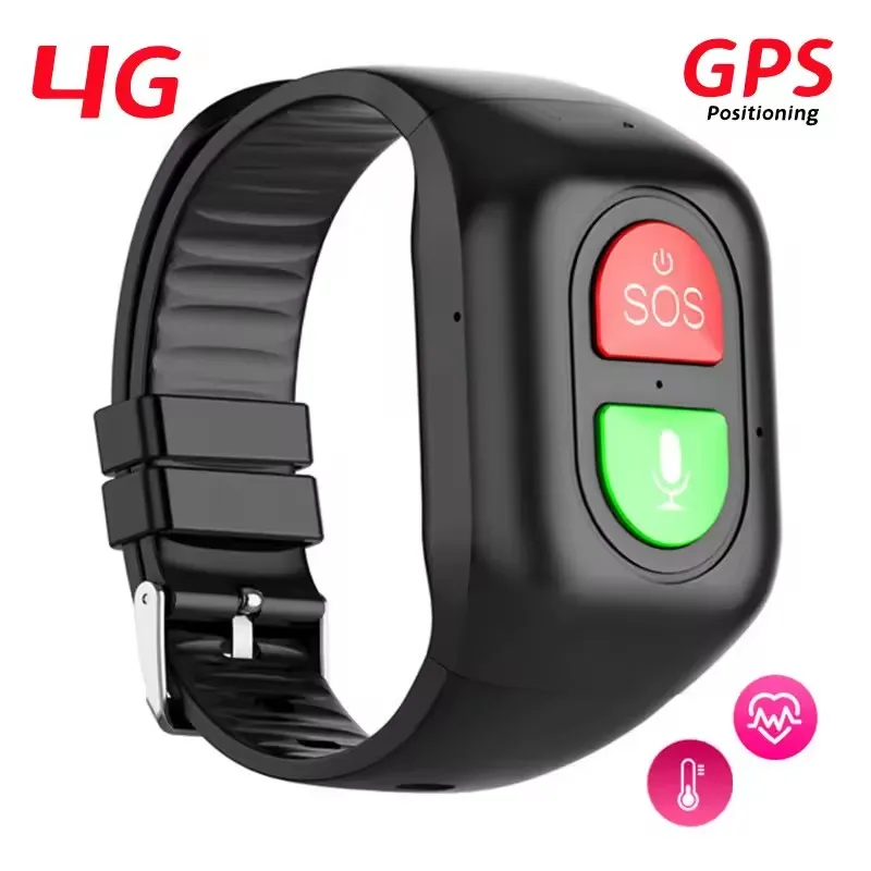 Elderly 4G Smartband Old Man GPS+WIFI Position Swimming Heart Rate