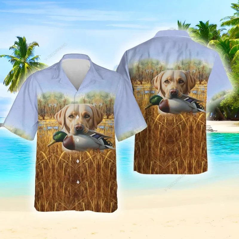 thumbnail image 1 of Camisas de camuflaje para hombre con estampado 3D de cazador de bosques, camisa hawaiana para hombre, camisetas de moda de manga corta para playa, camisetas casuales, 1 of 5
