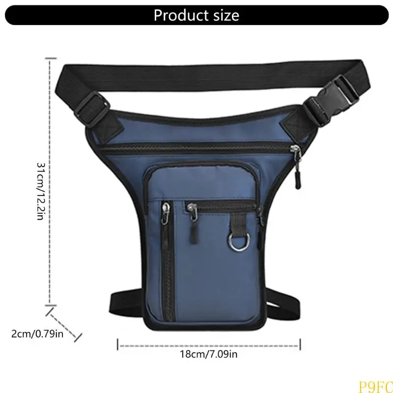 Tuta Moto Uomo Borsa Da Gamba Per Moto Impermeabile - Marsupio