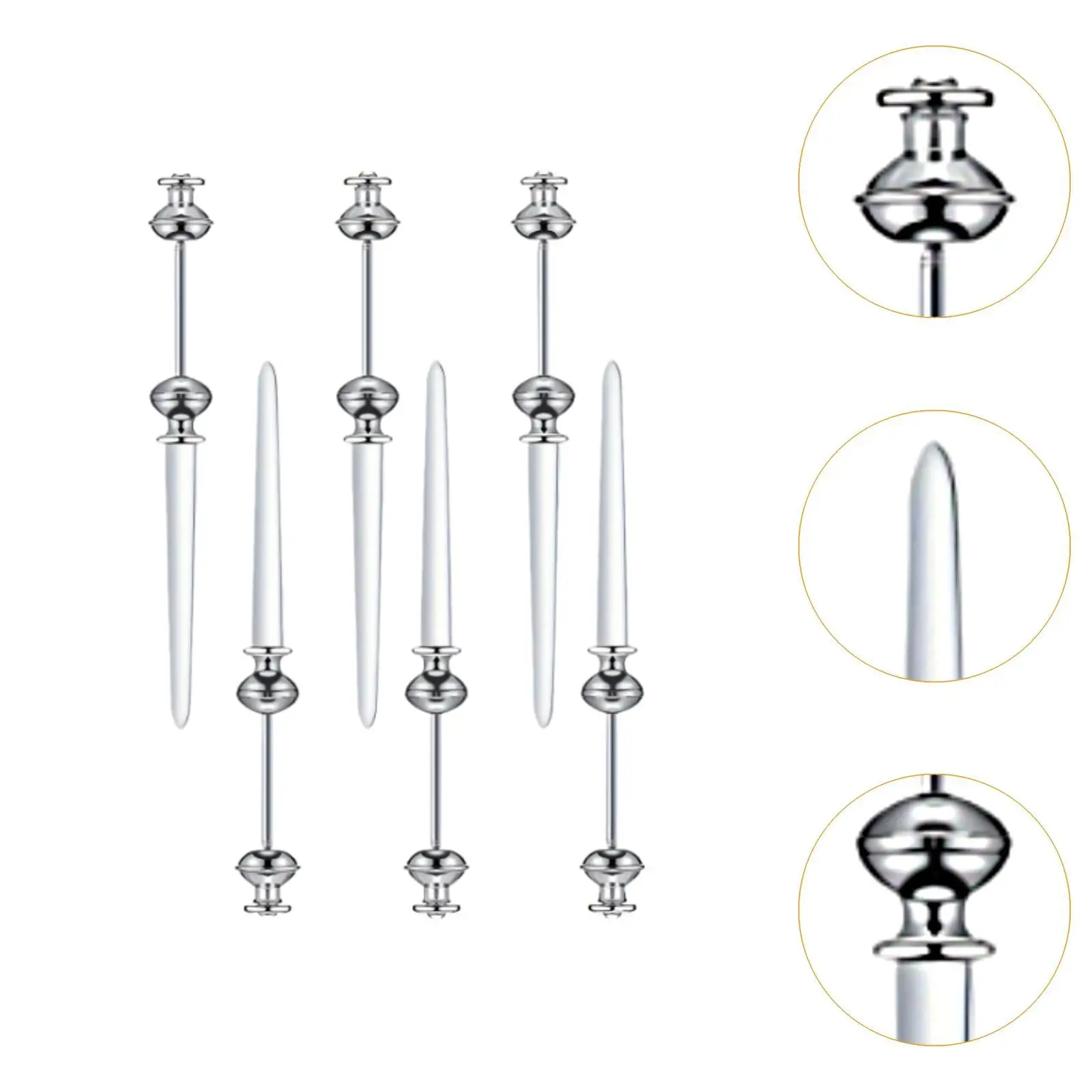 6x Letter Opener Letter Opening Tool Desk Ornament Smooth School Work Manual Opener Knife Envelope Slitter Express