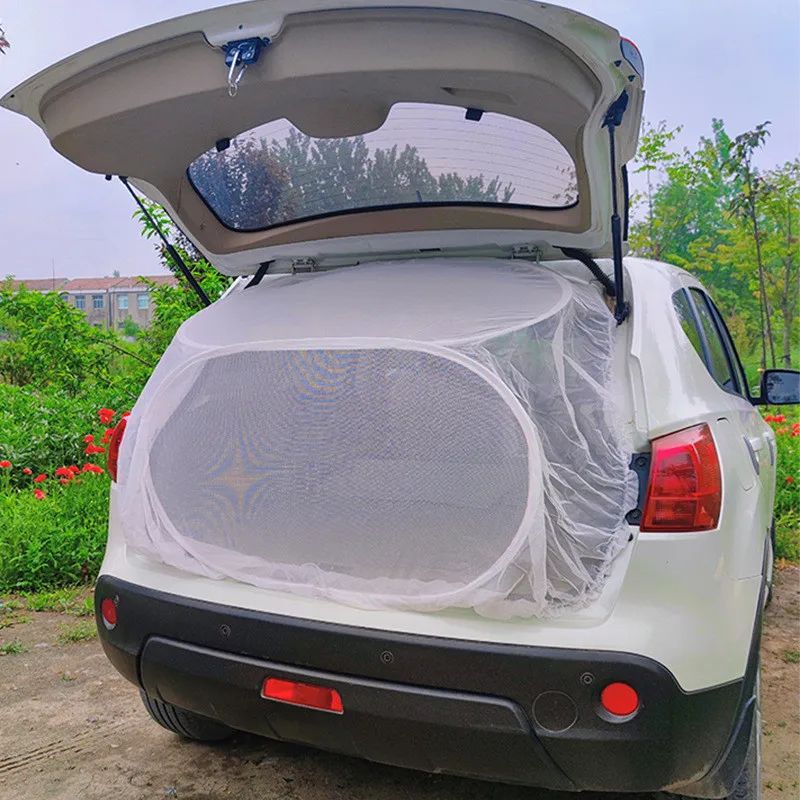 Car Tailgate Mosquito Net Anti-Flying Insects Curtain Camping Sunshade  Cover Mesh for SUV MPV Car Van Trunk Ventilation Mesh - AliExpress