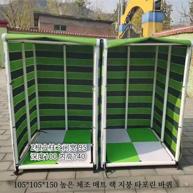 야외 다층 장난감 스토리지 랙 비옷 캐비닛 어린이 운동 매트 모바일 자동차 매트 비옷 홀더 공원 정원