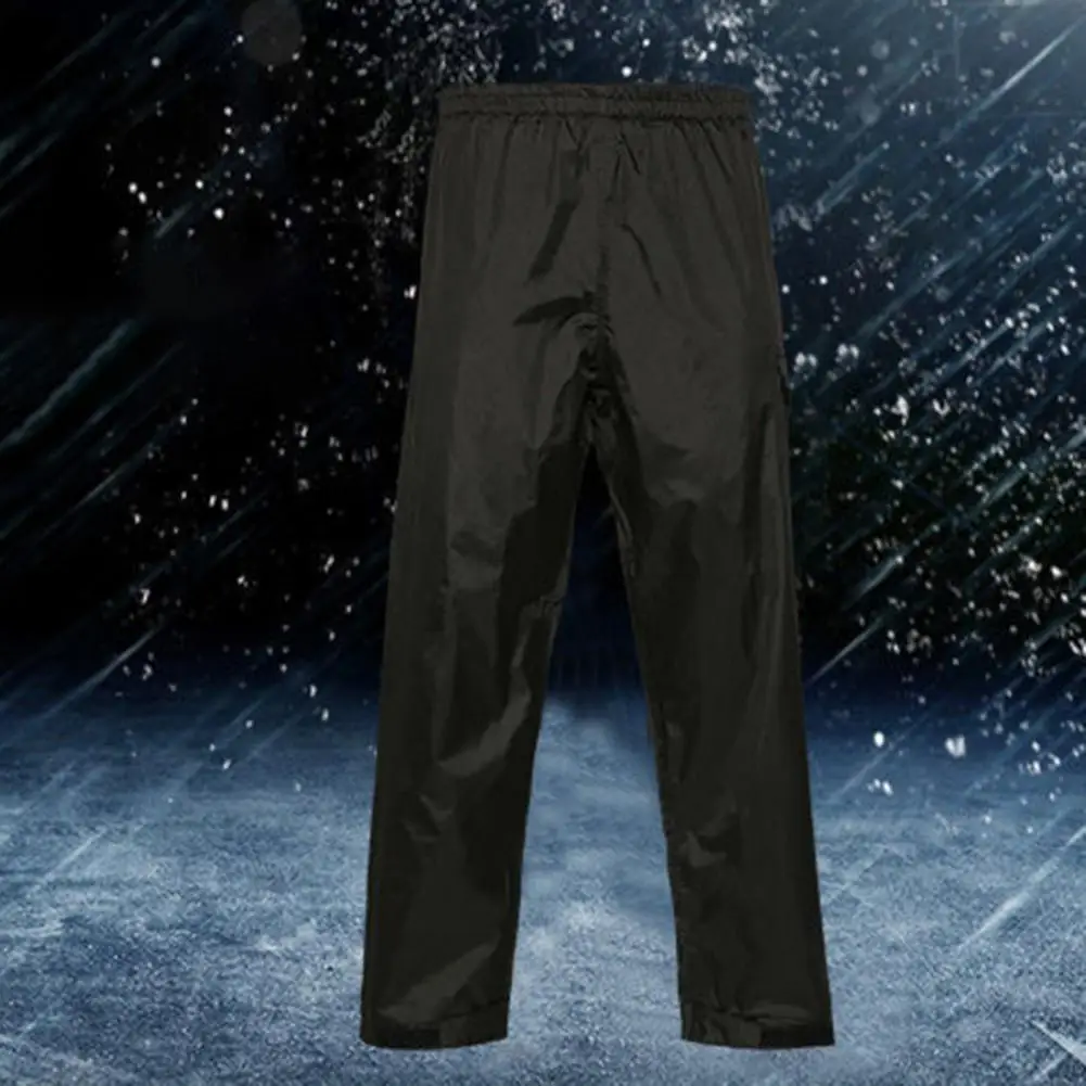 Rain Trousers Excellent Splash-resistant Men Rain Pants Ankle-banded Design Women Men Rainwear Adult Garment disposable rain pants