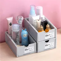 Stackable Desktop Storage Boxes Office Stationery & Cosmetic Organizer Cabinet Combined Drawer Storage for Home & Office 6