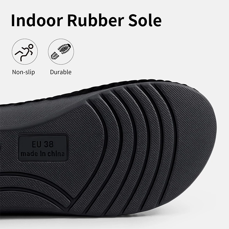 Corduroy Cotton Slippers with Arch Support for Women