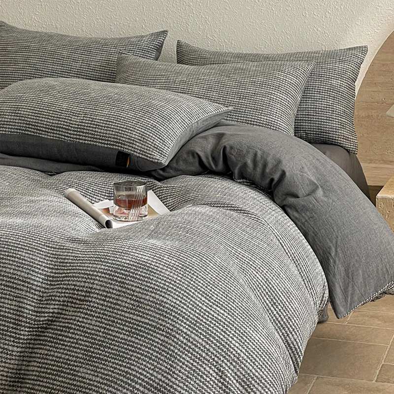 Bedding Set 4pcs Luxury Winter Pure Cotton Duvet Cover Bed Sheets Pillowcase Set Bed Linen Bedding Bedroom Comforter Set 4