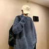Winter Imitation Mohair Turtleneck Sweater Fashion Causal Loose High Street Knit Sweaters Pullovers Men Top Male Clothes 4