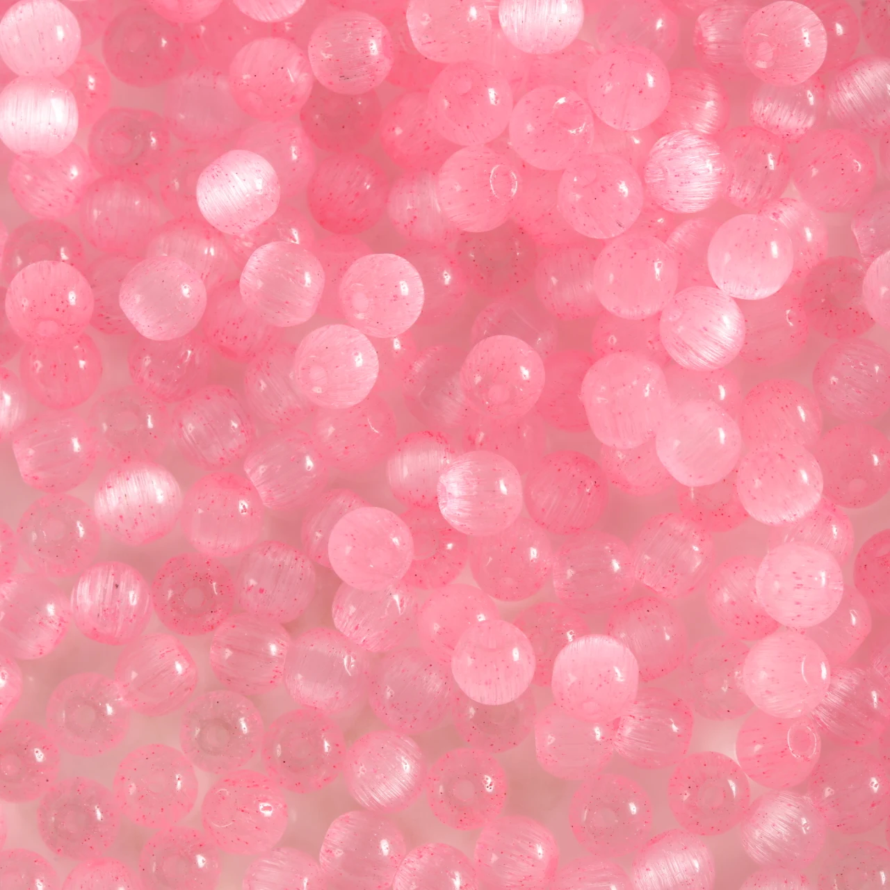 Light Orange Cat Eye Glass Beads for DIY Jewelry and Accessories