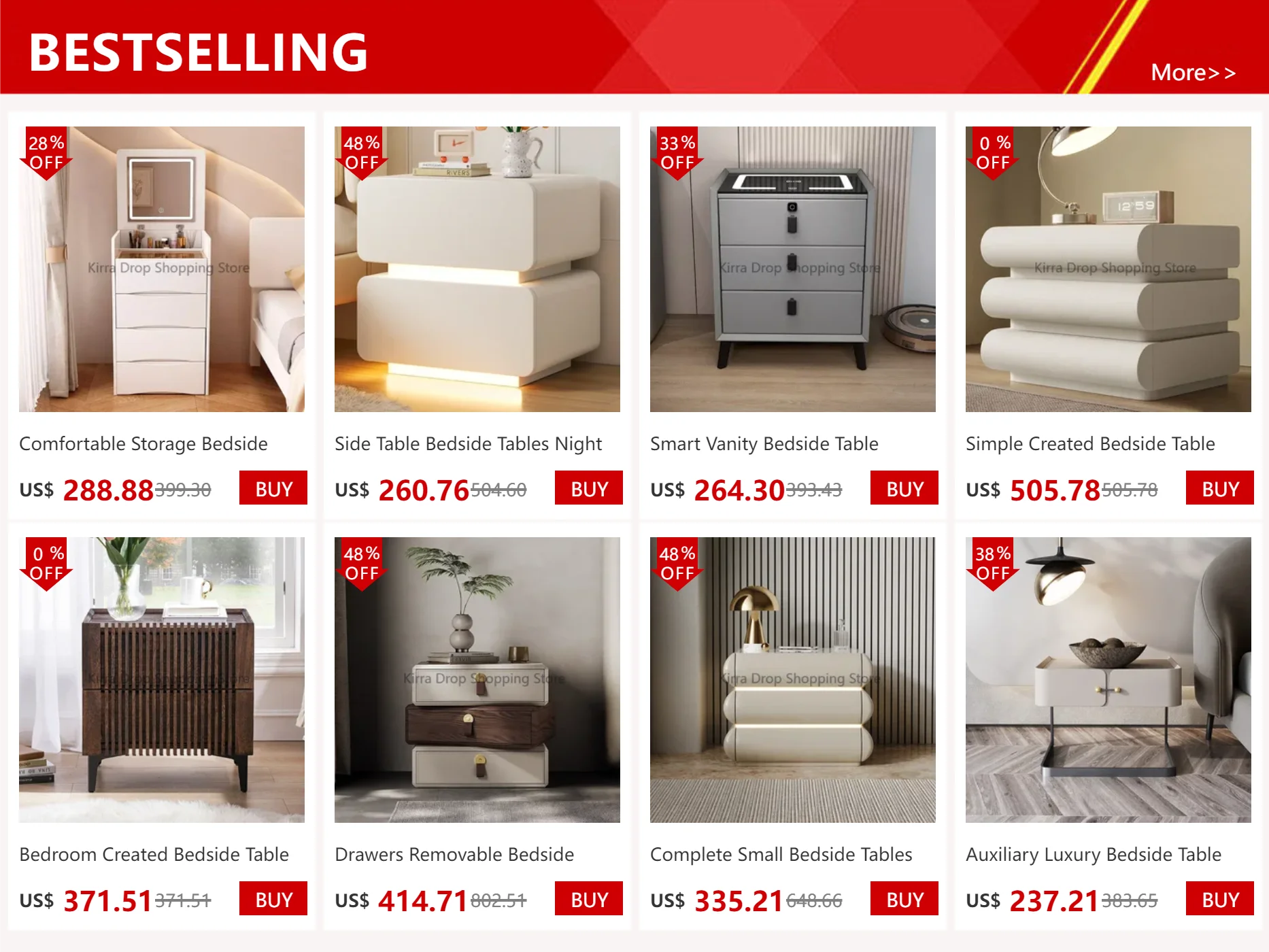 Description Picture 6 of itemBedroom Created Bedside Table Comfortable Wooden Reception Storage Bedside Table Cabinet Mobile Mesita De Noches Home Furnitures