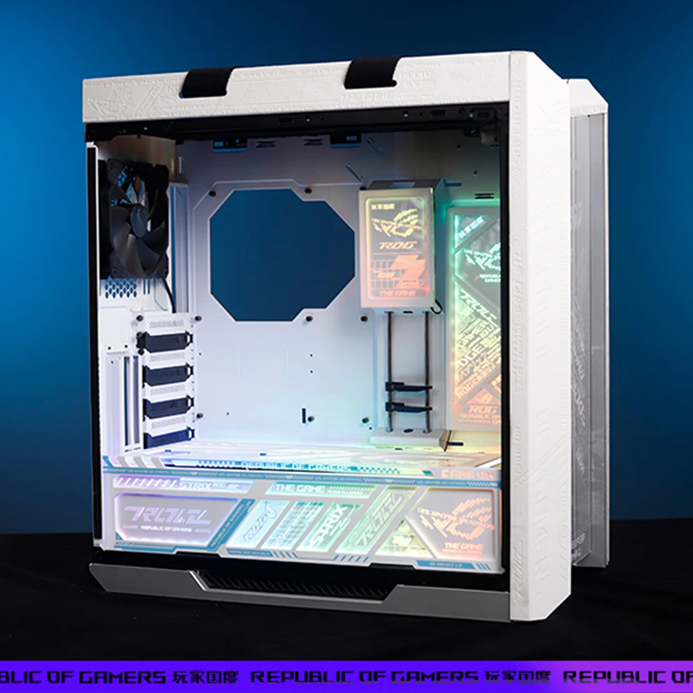 Asus-gravação a Laser Placa de Luz Placa de Iluminação Argb Strix Helios pc Mod Painel Decorativo Gx601 - Imagem 4